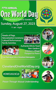 77th Annual One World Day program booklet in new browser window.