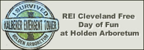 1) Sunday, April 29, 2018 - REI Cleveland Free Day of Fun at Holden Arboretum