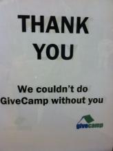 Thanks to all who made GiveCamp 2012 possible!