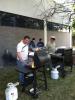 Our great outdoor chefs at work