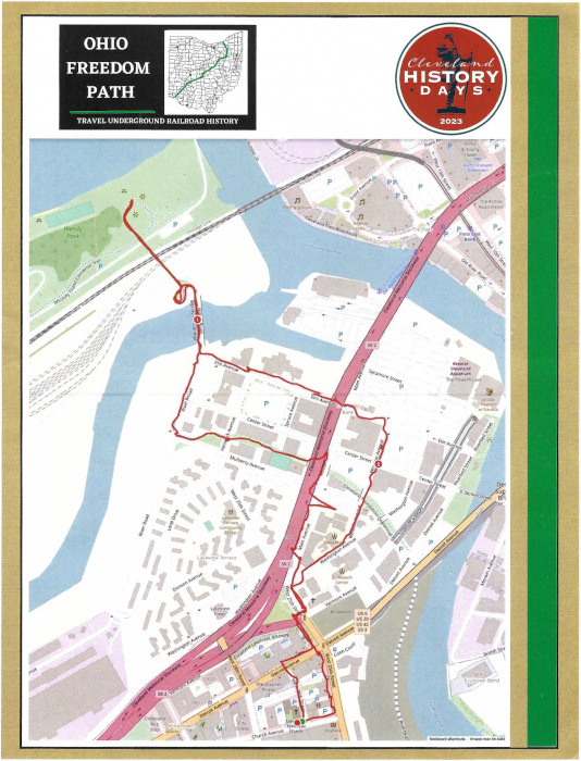 Ohio Freedom Path Hike Map