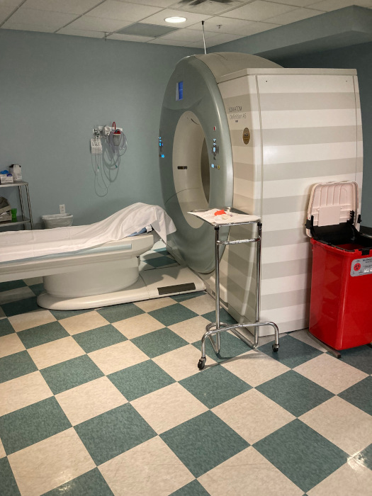 CAT Scan results: ‘You were seen on Thursday June 6, 2024. The following issues were addressed: Shortness of breath and Chest pain. . . . No evidence of pulmonary embolism or acute findings in the thorax.’ CAT Scan results: ‘You were seen on Thursday June 6, 2024. The following issues were addressed: Shortness of breath and Chest pain. . . . No evidence of pulmonary embolism or acute findings in the thorax.’