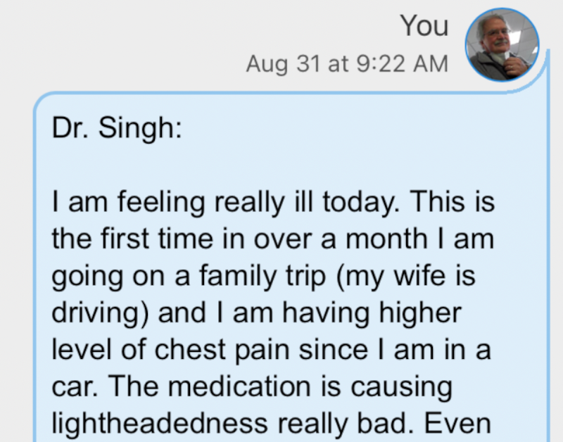 August 31, 2024 - I feel very ill while on first day trip with my family in over a month. August 31, 2024 - I feel very ill while on first day trip with my family in over a month.
