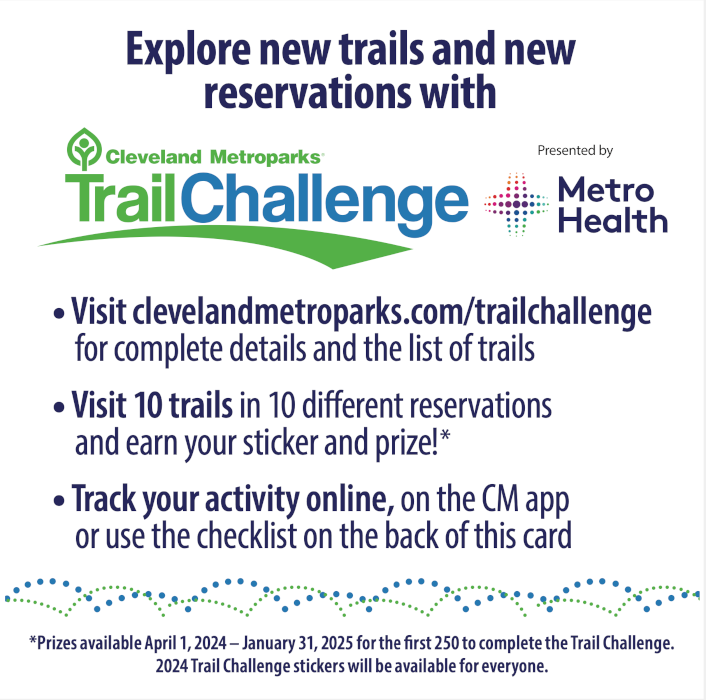 Cleveland Metroparks 2024 Trail Challenge