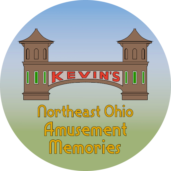 Kevin's Northeast Ohio Amusement Memories logo, featuring Kevin's name on artwork of the Euclid Beach Park entrance arch. Kevin's Northeast Ohio Amusement Memories logo, featuring Kevin's name on artwork of the Euclid Beach Park entrance arch.