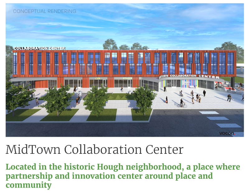 MidTown Collaboration Center - The 95,000-square-foot project builds upon the momentum of the adjacent Cleveland Foundation headquarters and aims to be both regionally significant and locally transformative.