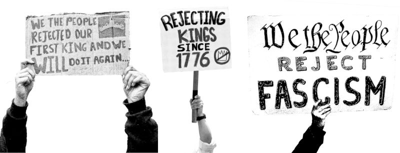 No Kings Day Protest Signs No Kings Day Protest Signs