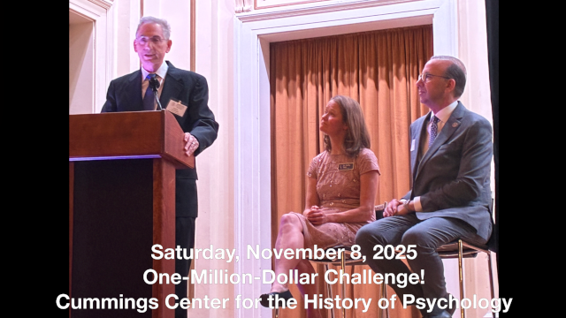 November 8, 2025 - Symposium: Reflecting on 60 Years of the Archives of the History of American Psychology