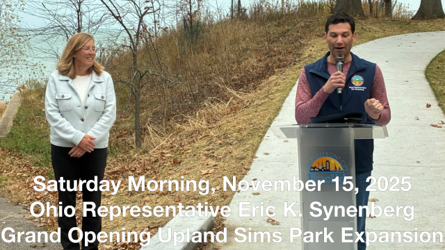 November 15, 2025 - Ribbon-cutting ceremony at the new Upland Sims Park expansion in the City of Euclid. November 15, 2025 - Ribbon-cutting ceremony at the new Upland Sims Park expansion in the City of Euclid.