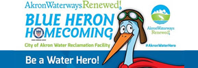 7) Saturday, May 5, 2018 - Akron Waterways Renewed! Blue Heron Homecoming