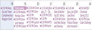 Meetings I track this week!