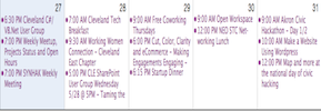 Cleveland Tech, Entrepreneur, and Social Media Meetings