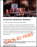 Cleveland Play House Centennial Celebration Weekend