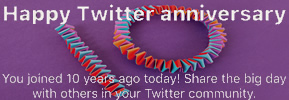 #MyTwitterAnniversary! Ten Years of Exploring Possibilities!