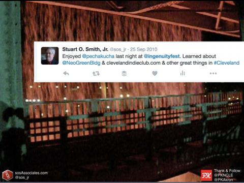 The first time I saw a PechaKucha talk was at Ingenuityfest, on the lower level of the Detroit Superior bridge.