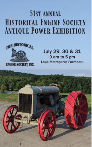 Historical Engine Society’s 51st Annual Antique Power Exhibition at Lake Metroparks Farmpark