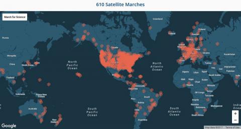 610 March for Science Satellite Cities