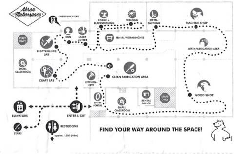  Akron MakerSpace Floor Plan