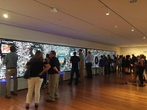 ArtLens Wall - Facilitates discovery and dialogue with other visitors and can serve as an orientation experience