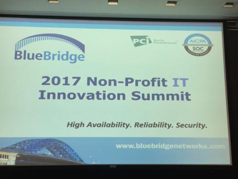 BlueBridge Networks Third Non-Profit IT Innovation Summit 