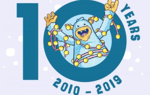 Fluri The Yeti celebrating 10 outstanding years of outdoor winter fun -- music and arts in Cleveland! 