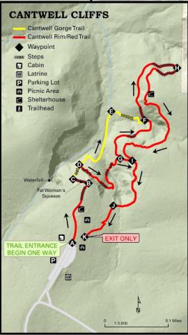 Cantwell Cliffs - 2 miles - Difficult