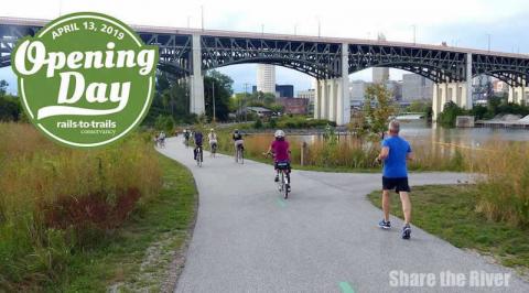 Share The River photo of Rails-to-Trails Conservancy Opening Day for Trails - Cleveland!