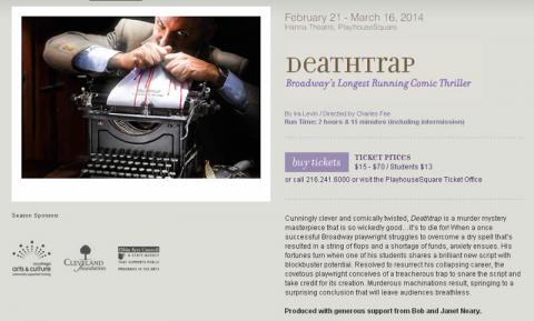 Great Lakes Theater Deathtrap