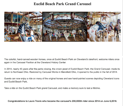 Euclid Beach Park Grand Carousel