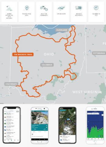 Buckeye Trail Guthook App