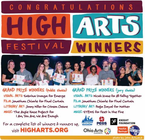 High Arts Festival Akron 2018 Winners