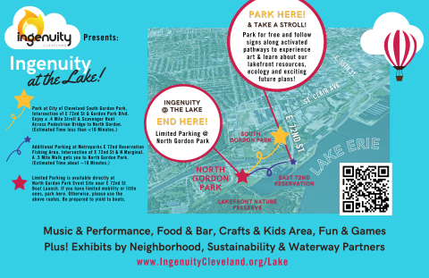 &quot;Ingenuity at the Lake&quot; Map of Gordon Park