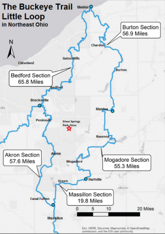 Buckeye Trail Little Loop Map