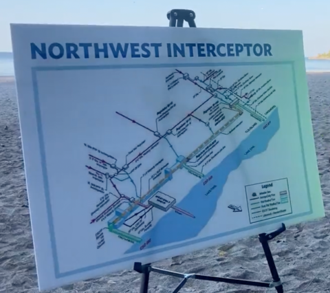 Map of Northwest Interceptor