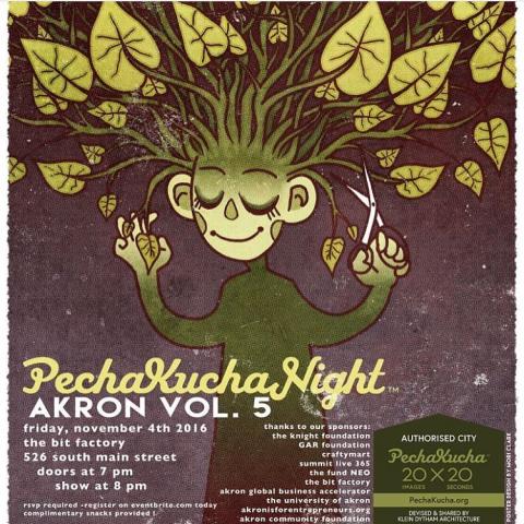 PechaKucha Night Akron Volume 5 at The Bit Factory 