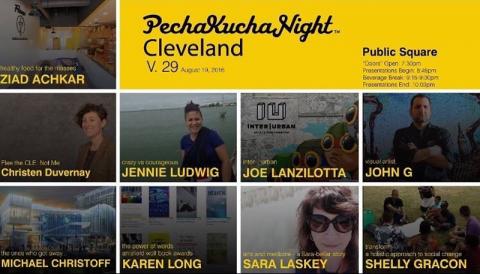 Friday, August 19, 2016 - PechaKucha Night Cleveland at Cleveland Public Square
