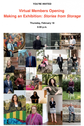 Virtual Members Opening - Making an Exhibition: Stories from Storage
