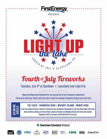 July 4, 2017 - Light Up The Lake Cleveland!