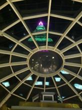 Terminal Tower as seen through skylight