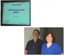 Bob Coppedge & Jane Winik present the new “Craze eCool Award”