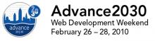 February 26-28, 2010, Advance 2030 Web Development Weekend