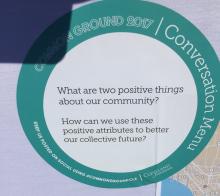 My group focused on the positive things going on in our community.