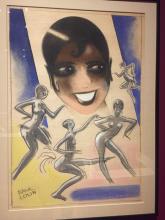 Parisian artist Paul Colin captured the likeness of Josephine Baker of the Revue Nègre.