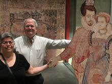 Julie and Stuart at Renaissance Splendor: Catherine de’ Medici’s Valois Tapestries