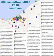 Official Common Ground 2018 Location Map