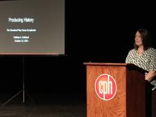 Melissa Hubbard's presentation on Cleveland Play House scrapbooks