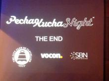 Thank you, PechaKucha sponsors