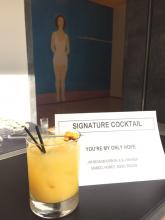 Signature cocktail for the Alex Katz Media and Influencer Exhibition Preview