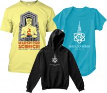 March for Science Cleveland shirts and hoodies