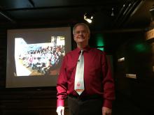 Stuart O. Smith, Jr., before his PechaKucha Talk